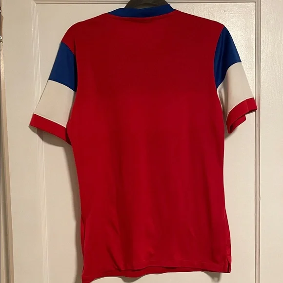 USA Official 2014 Nike Men's Red and Blue Soccer Jersey size Medium - Picture 8 of 10